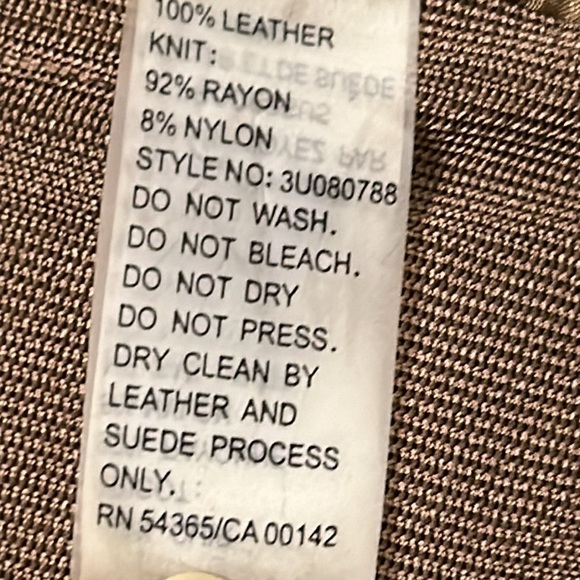 LEATHER  jacket,sweater jacket,multi media,like new!
3D floral,bronze shimmer, - Picture 12 of 13